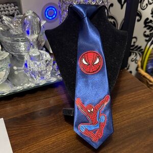 Spider-Man Kids Blue Tie